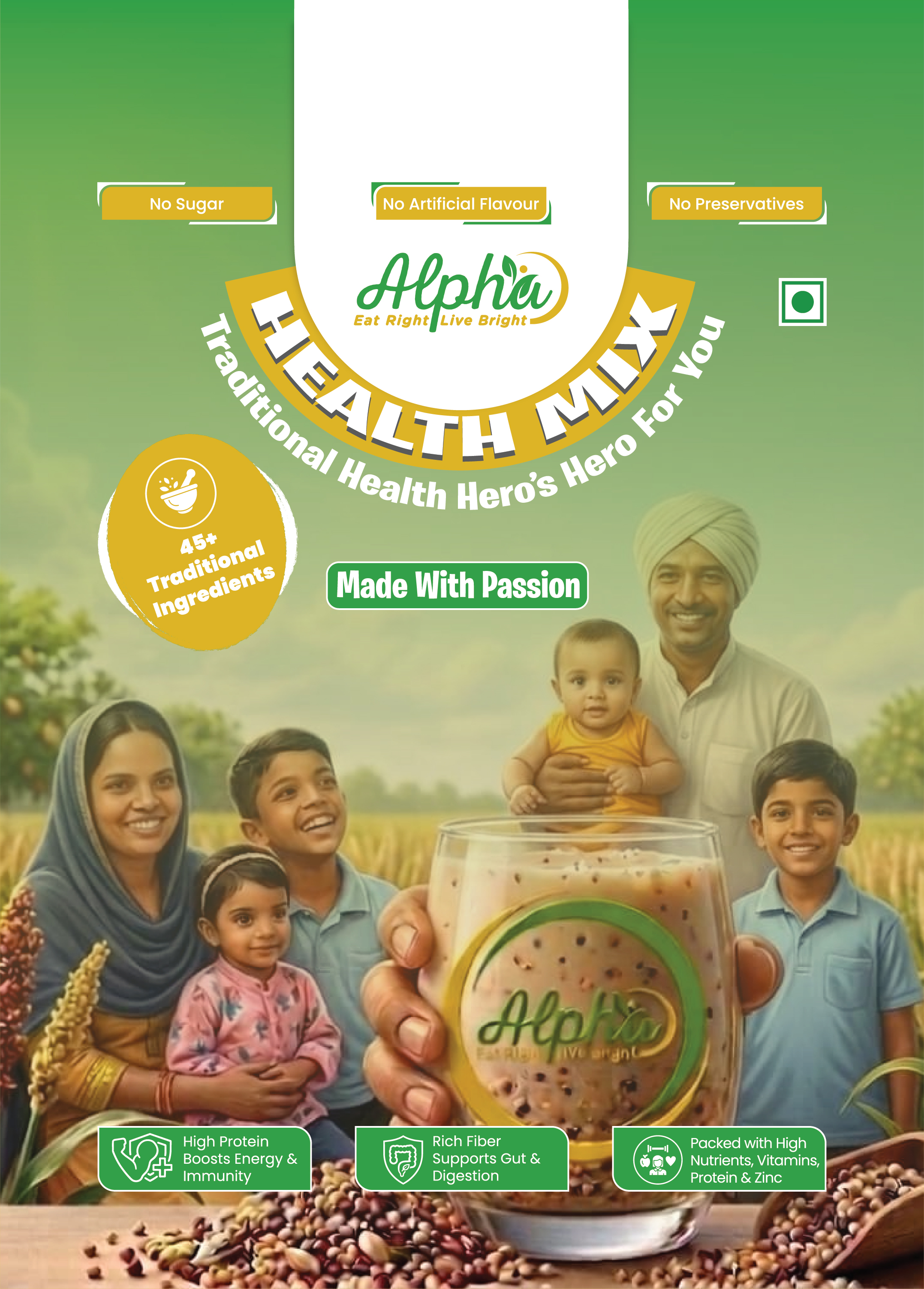 Alpha Health Mix product package